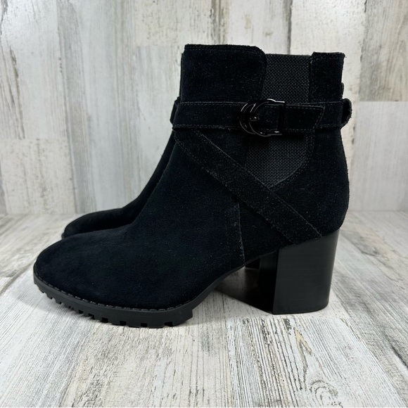 Blondo Shoes - Blondo Tamzin Waterproof Bootie in Black Suede #964
